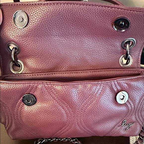 Lug Cadence Vegan Leather wine Women's Bag NWOT - Picture 3 of 9